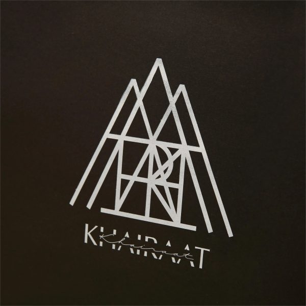 silver foil stamping logo