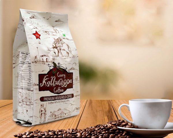 Custom Packaging Coffee Bag with Zipper and Valve