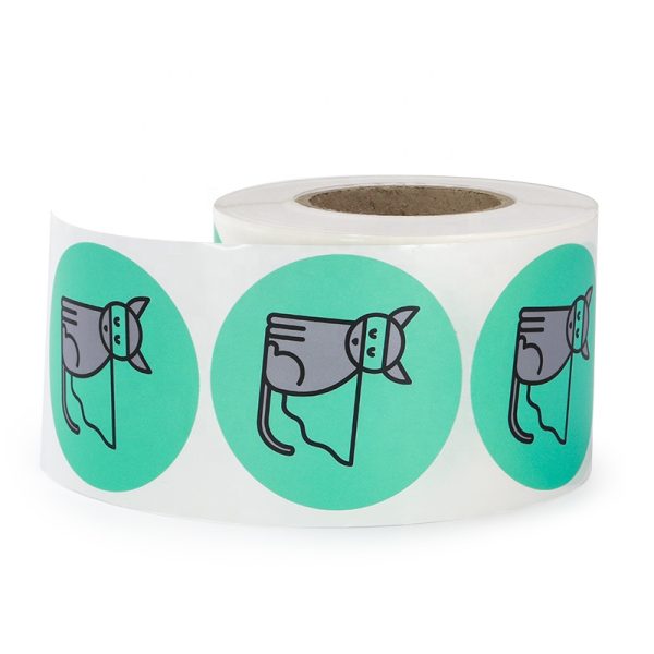 Printing Logo Sticker Roll