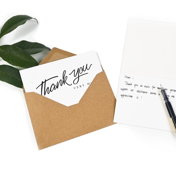 Thank you card