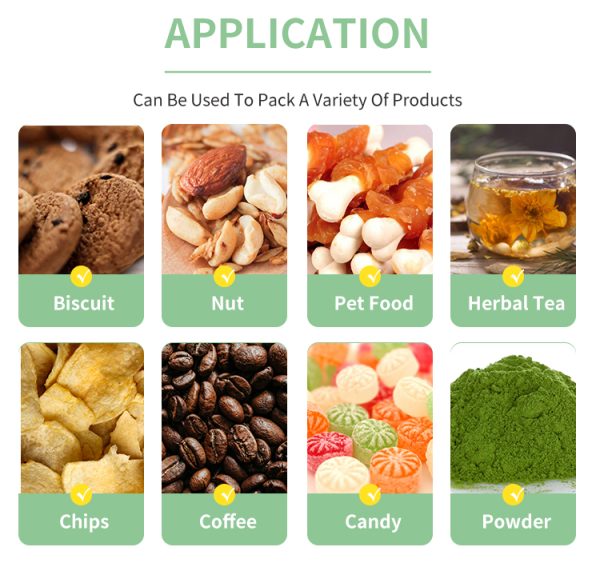 stand up pouch applications