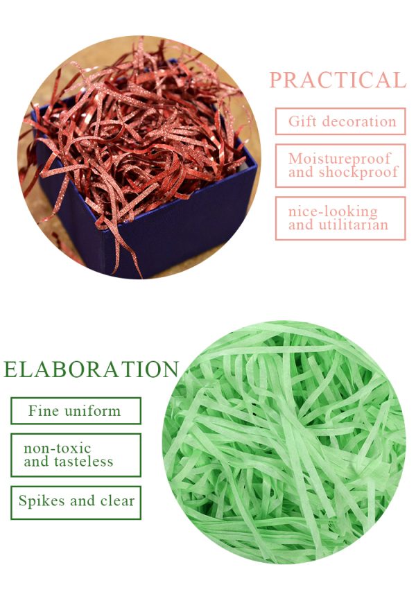 wrapping paper shreds