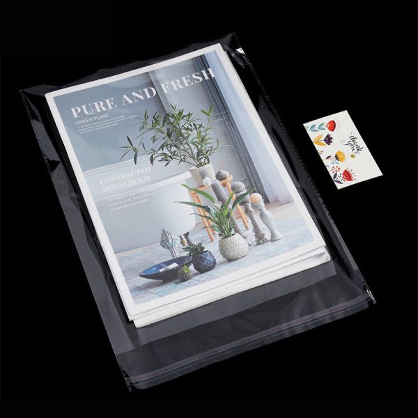 Magazine packaging opp bag