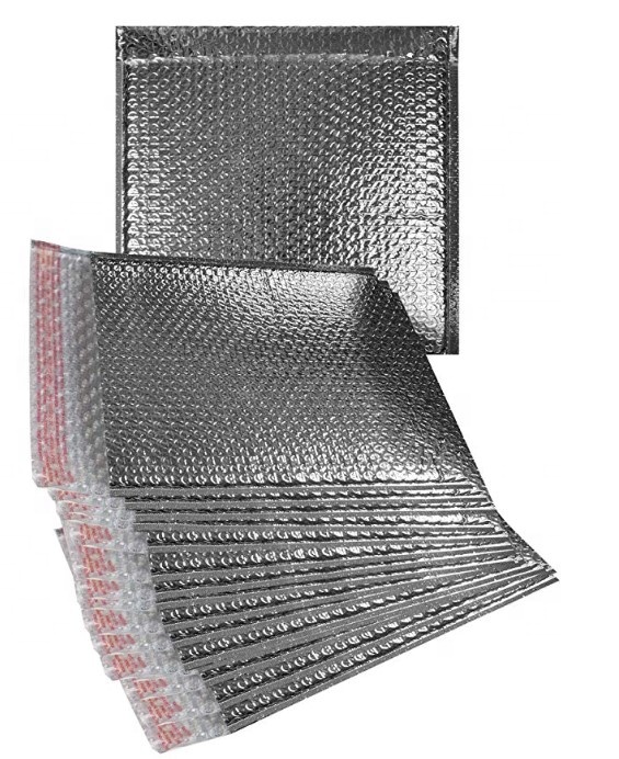 Metalllic bubble envelope