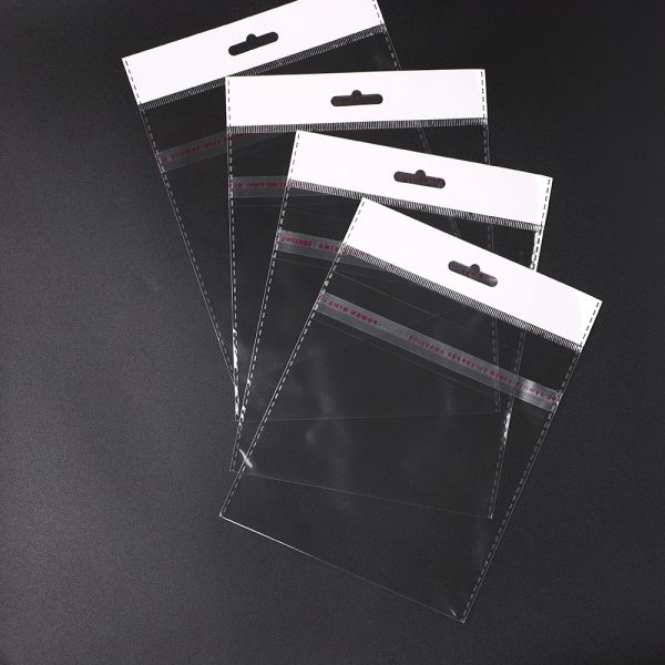 Plastic Opp Bag With Hanging Hole