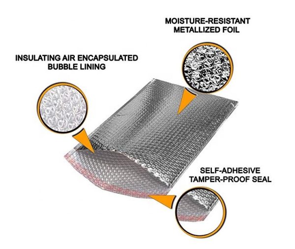 Thermal Insulated padded mailers