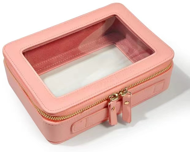 PU leather box with window